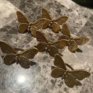 Set of 6 Vintage Napkin Rings